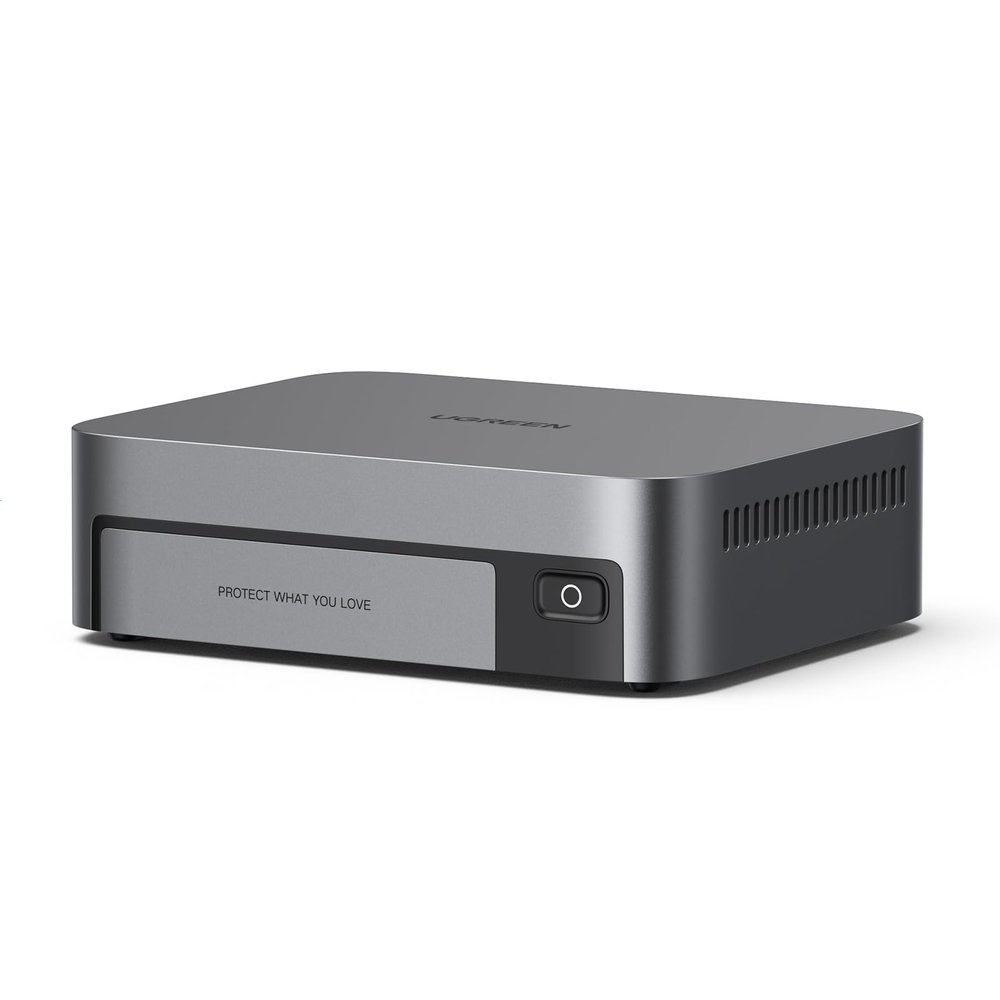 UGREEN NAS DXP480T Plus 4-Bay All-Flash SSD NAS, Intel i5 1235u 10-Core CPU, 8GB DDR5 RAM, Built-in 128G SSD, 10GbE Port, Wi-Fi 6, 4xM.2 NVMe Slots, 8KHDMI, 2xTBT4, Network Attached Storage (Diskless)