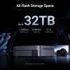 UGREEN NAS DXP480T Plus 4-Bay All-Flash SSD NAS, Intel i5 1235u 10-Core CPU, 8GB DDR5 RAM, Built-in 128G SSD, 10GbE Port, Wi-Fi 6, 4xM.2 NVMe Slots, 8KHDMI, 2xTBT4, Network Attached Storage (Diskless) view 4