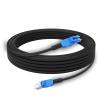 UPC Uniboot Lc Fiber Optic Cable - 75M/246FT, Outdoor Armored, 2 Core OS2, 9/125um Duplex view 1