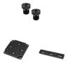 CAMVATE M12 Male to 1/4" Female Screw + Camera Cheese Mounting Plate + Extension Long Cheese Plate view 1