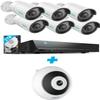 Reolink 5MP PoE Security Camera System Bundle, 6PCS 5MP IP Cameras, a 8CH NVR with Pre-Installed 2TB HDD, RLK8-410B6-5MP Bundle with 6MP PoE IP Fisheye Camera view 1