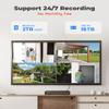 Reolink 5MP PoE Security Camera System Bundle, 6PCS 5MP IP Cameras, a 8CH NVR with Pre-Installed 2TB HDD, RLK8-410B6-5MP Bundle with 6MP PoE IP Fisheye Camera view 4