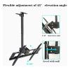 Ceiling TV Mount Stand - Tv Wall Mount, 360 Swivel And Tilt TV Mount, Telescopic Height Adjustment, For 40 To 70 Inch TV, Hole Spacing Within 600*400mm, Two Installation Methods ( Size : 0.5-1m ) view 3