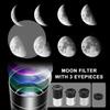 INUUXLG Telescope 70mm Astronomical 150X High Power Monocular Refractor Spotting Scope with 524 Finder Scope Tripod Moon Filter 3X Barlow Lens for Star Gazing Bird Watching Camping Double view 3