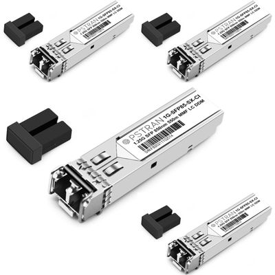 OPSTRAN 1000BASE-SX SFP Optical Transceiver Module Compatible with Dell 320-2881 407-BBOR GP-SFP2-1S 850nm 550m DDM Duplex LC MMF 4pcs/Pack