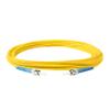 SpeedyFiberTX 12-Pack 2 Meter ST/UPC to ST/UPC 3.0mm Simplex Yellow Riser OFNR Fiber Patch Cable, Corning SMF-28 Singlemode 9/125um OS1/OS2 Compatible Ultra Optical Fiber view 3