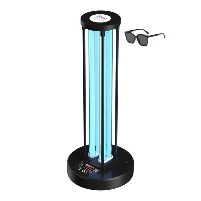 LNBEI Ultraviolet Germicidal Lamp, 72w UV+Ozone Light for Whole Room, 99.99% Sanitization Rate, Three-Step Timing Remote Control, Blue Light,for Home/Office/School