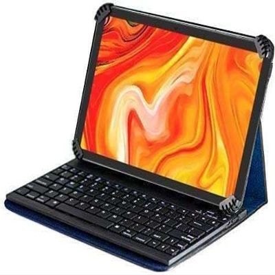 Navitech Blue Rotational Bluetooth Keyboard Case Compatible with Sony Xperia Z3 Tablet Compact
