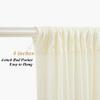 10x10ft Beige Backdrop Curtains with Lights Wrinkle Free Fabric Backdrop Curtain for Wedding Birthday Party Baby Shower Photo Shoot Bridal Shower Home Party Background Decorations view 4