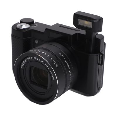 4K Digital Camera for Photography, 48MP Autofocus Video Vlogging Camera with 5X Optical 8X Digital Zoom Anti Shake, 3In Flip Screen Compact Camera, Flash Light, for Boys Girls