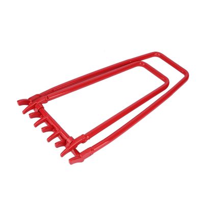LGRFUXIN Fence Fixer Tool, Fence Repair Crimping Tool High Tensile Ranch Fence Tightener, for Fence Repair Tools Garden Barbed Wire,Red