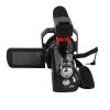 EBTOOLS 4K Video Camera Camcorder, 30MP UHD IR Night Vision Vlogging Camera Recorder, 32X Zoom, 3In IPS Rotation Touchscreen, with Microphone, Remote Control, 2 Batteries, Lens view 3