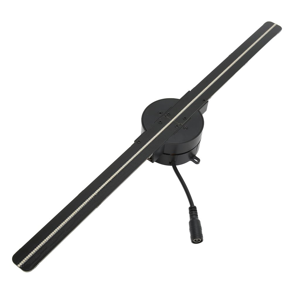 3D Hologram Fan, 2000x224 Projector with 224 LED Beads, Borderless Images, Custom Editing, Multiple Control Methods, for Businesses, Stores, Parties (US Plug)