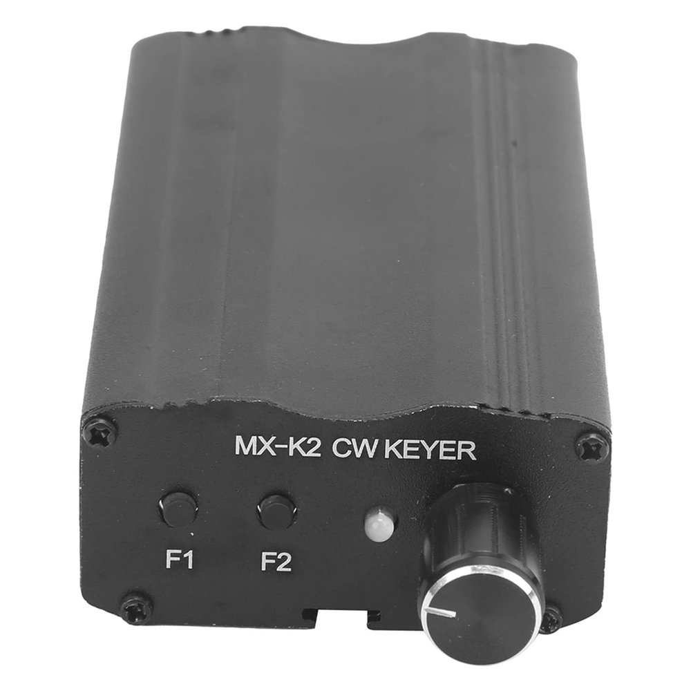 MUNEFE Morse Code Keyer, Auto Memory Key Contoller, Morse Code Transmier Short CW Paddle Keyer for Radio Amplifier
