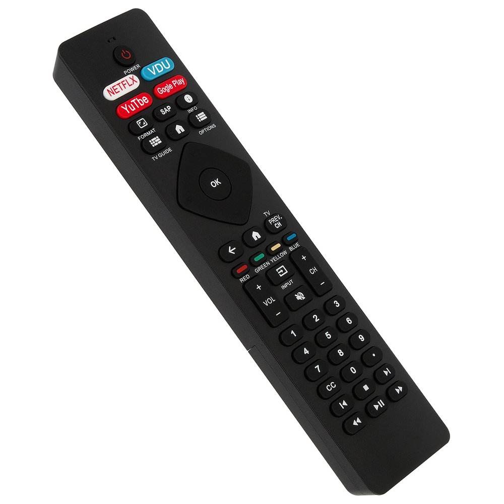 BT800 NH800UP URMT47CND002 Replace IR Remote Control Compatible with Philips Smart Android TV 5000/5604/5704 Series Televisions 50PFL5604/F7 50PFL5604 55PFL5604 43PFL5604 65PFL5504 50PFL5704 55PFL5704