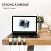 6 Pack Magnetic Cord Organizer & Cable Clips - Adjustable Under Desk Cable Management, Adhesive Wire Holder for Home, Office, Phone, Car, Wall, and Nightstand (Black) view 4