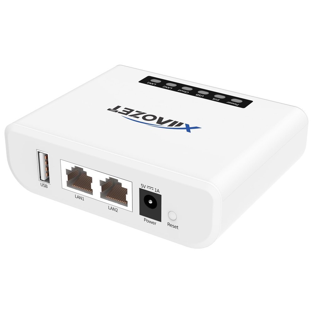Xiiaozet Wireless Print Server, Share a Printer to Multiple Computer with 1 Port USB2.0 Wide Compatibility Convert Printer to Wirelesss Support Ethernet WiFi Connect Network LK100W.