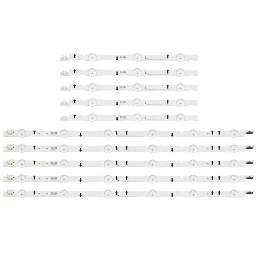 UFDIPLMY 10pcs LED Backlight Strip Compatible with Samsung 2014SVS40 UE40H5500 UN40H5500 D4GE-400DCA-R1 D4GE-400DCB-R1 D4GE-400DCA-R2 UE40H5570, 1TV(10pcs)