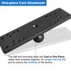 WINDFRD Aluminum Fish Finder Mounting Plate with 1" / B Size Ball for Garmin, Lowrance and More Marine Electronic Device Mount, Compatible with RAM Mount, Scotty, iBOLT B Size Double Socket Arm view 4
