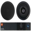 Audiosavings Bundle: (2) Rockville CC525T Black 5.25" Commercial 70v Ceiling Speakers for Restaurant Bundle with (1) JBL CSA 140Z 40w Commercial 70v Amplifier Amp for Restaurant/Bar/Cafe (3 Item) view 1