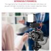 YELANGU Camera Cage Rig Kit Compatible with Canon M50 Camera with Cold Shoe 1/4 3/8 Screw Thread Hole 38mm Quick Release Plate Arri Locating view 4