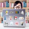 100Pcs Math Stickers, Funny Math Cartoon Stickers Gifts for Student Vinyl Waterproof Stickers for Water Bottle Laptop Luggage Skateboard Snowboard Guitar Gifts for Teens Girls Kids Adult Students view 4