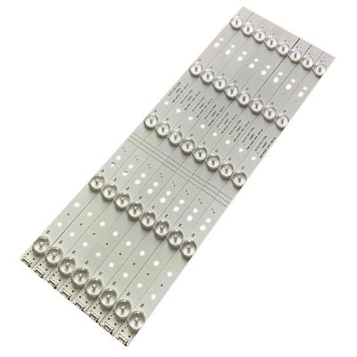 UFDIPLMY 40PCS(5TV) 5LED LED Backlight Strip Compatible with Polaroid 5800-W43001-3P00 5835-W43002-2P00 TQL43F4PR001 RDL430FY PH43E30DSGW PH43E30 (Color : 8pcs(1TV))