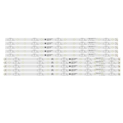 UFDIPLMY 10PCS (1TV) LED Backlight Strip 10Lamp Compatible with 55pus6804 LB-GM3030-GJ0D22555X10AN22-R-1-H LT 55pus7304 55pus6704 55PUS7394 55PUS7504 (Color : 10pcs(1tv))