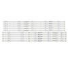 UFDIPLMY 10PCS (1TV) LED Backlight Strip 10Lamp Compatible with 55pus6804 LB-GM3030-GJ0D22555X10AN22-R-1-H LT 55pus7304 55pus6704 55PUS7394 55PUS7504 (Color : 10pcs(1tv)) view 1