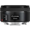 Canon EF 50mm f/1.8 STM Lens for Canon EF-Mount APS-C DSLRs + UV Filter + Dust Blower + Sensor Brush Pen + Cap Keeper (8pc Bundle), Black (Renewed) view 3