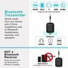 MEE Audio Connect Air in-Flight Bluetooth Wireless Audio Transmitter, with Extra Dual 3.5mm Jack AUX Adapter, for up to 2 AirPods/Other Headphones; Works with All 3.5mm Aux Jacks, Black view 4