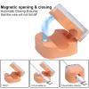 12 Pack Magnetic Cord Organizer, deskt Cable Organizer,Safe and Convenient Magnetic Cord Holder, Smooth Adjustable Charging Cable Organizer,Cable Management,for Bedside Table, Kitchen, car, Office. view 4