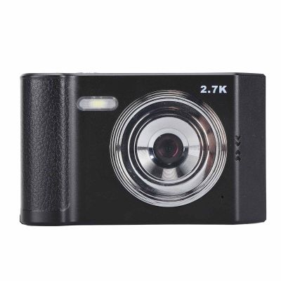 Yunir 48MP Digital Camera, 2. Display 8X Zoom Video Vlogging Cameras, Anti Shake Small Camera for Kid Student Children Teen (Black)
