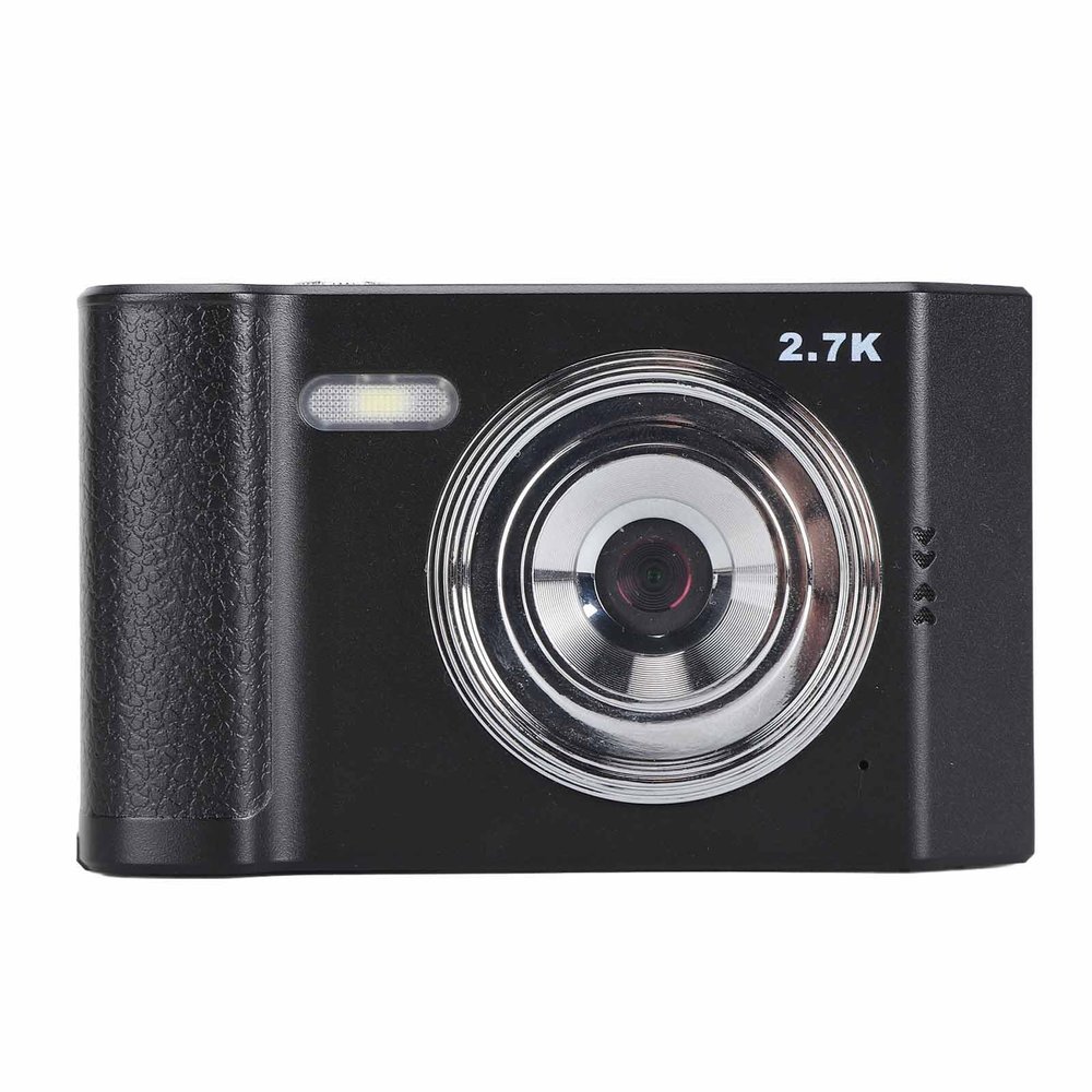 Yunir 48MP Digital Camera, 2. Display 8X Zoom Video Vlogging Cameras, Anti Shake Small Camera for Kid Student Children Teen (Black)
