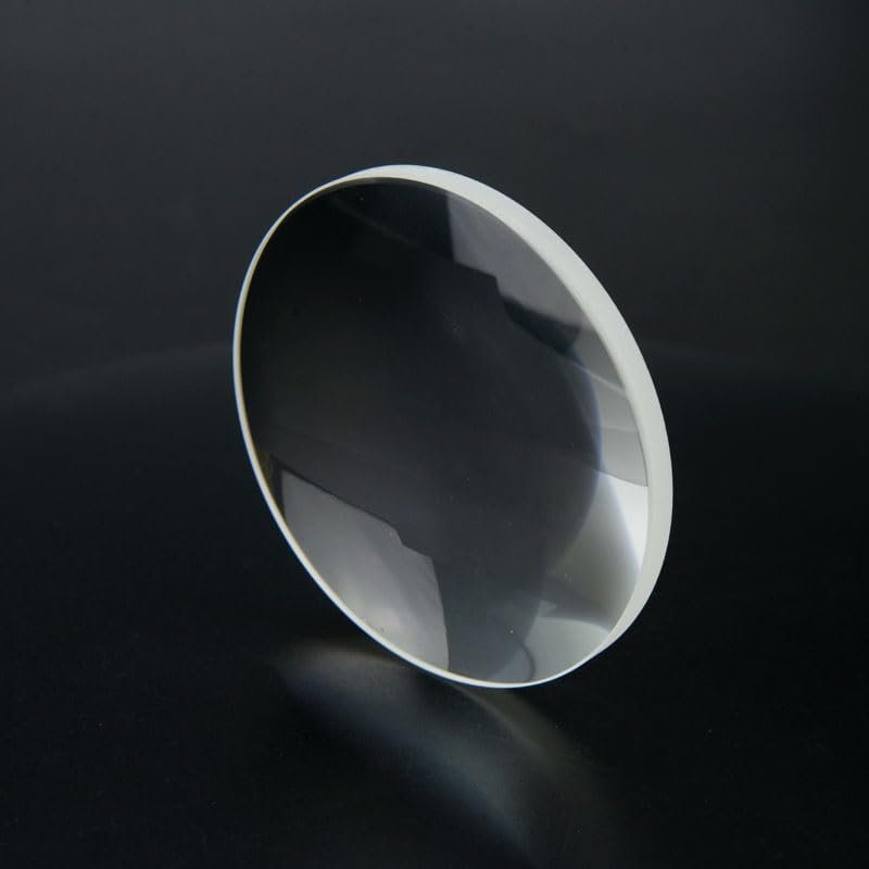 Southst 80mm Large K9 Optical Glass Focal Length Double Convex Lens Focus 150mm Optics Biconvex Lens Loupe Magnifying Glass Lens 2PCS (Diameter: 80mm/Focal Length: 150mm)