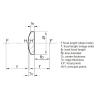 Generic Southst KPT-139 K9 Plano Convex Lens, Optical Lens, Flat Convex Lens, Dia:20.0mm, F:80.0mm view 2