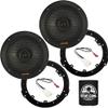 KICKER Speakers 6.5 inch for Ford Fusion 2013-2020 Upgrade Kit - Pair of KS Series with Adapters and Harness, Coaxial 6 1/2 Car Audio Front or Rear Door Speaker KSC650, 51KSC6504 view 1