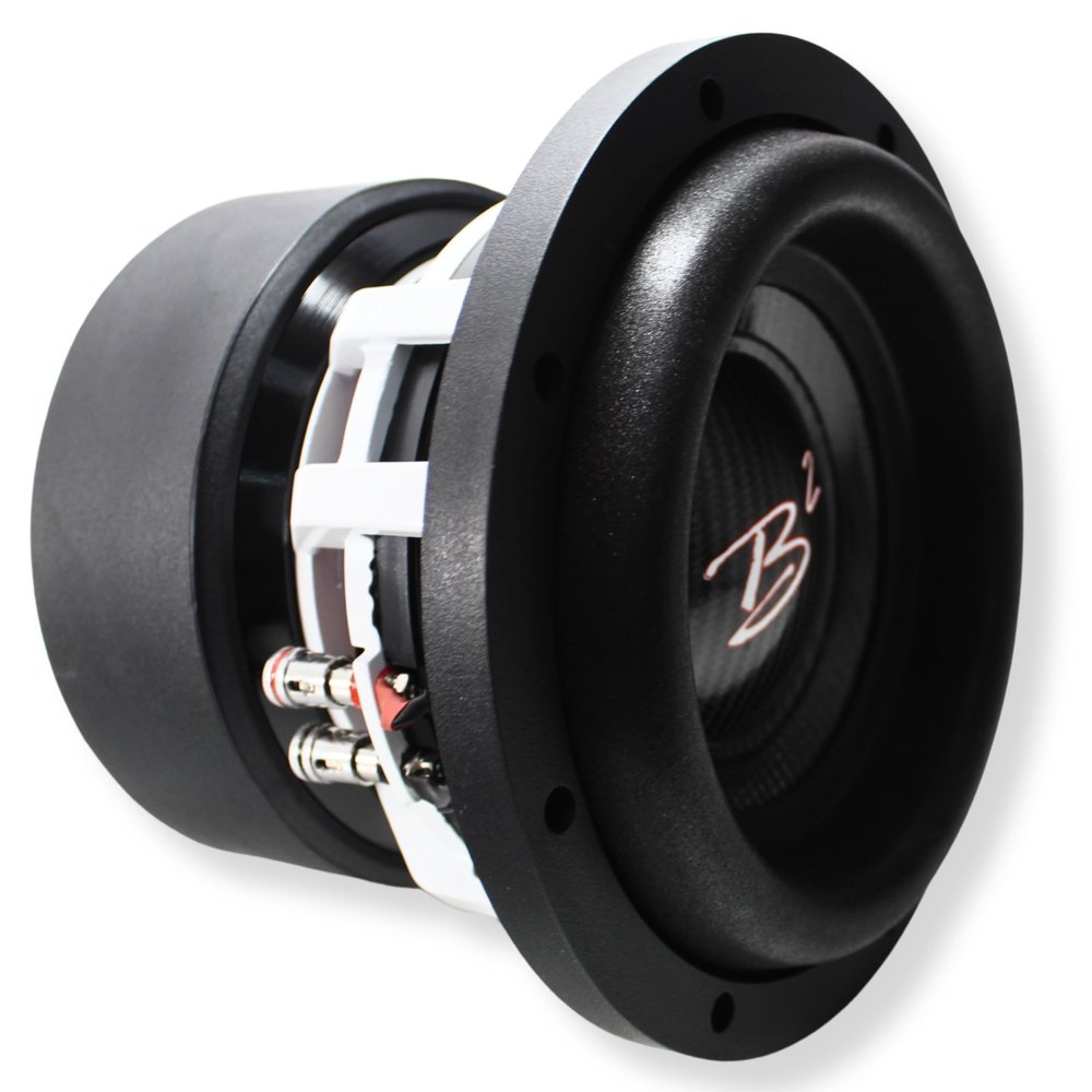 B2 Audio Rampage Series 8" Dual 2-Ohm 2" Voice Coil 1000 Watt RMS Subwoofer