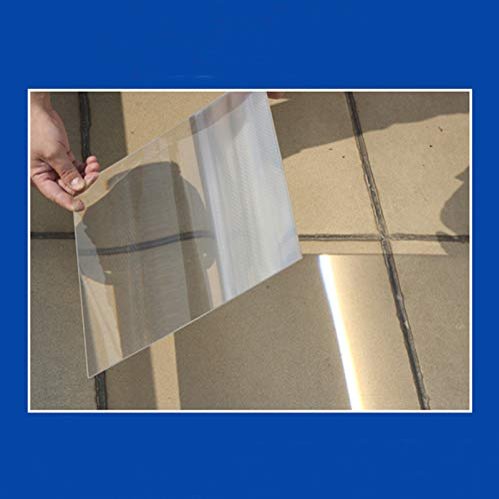 DirectNine Basics Southst 300x200mm Large Optical Plastic Linear Fresnel Lens Projector Solar Energy Concentrator Strip Spot Condenser Lens 1PC (Diameter: 300x200mm/Focal Length: 80mm/Thickness: 2mm)