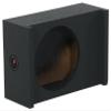 Rockville RQT12 12" Sealed Subwoofer Enclosure, Bedliner Finish, Shallow Downfiring Design, 3/4" MDF, for Car/Truck Audio Systems view 1
