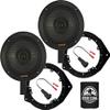 KICKER Speakers 6.5 inch for GMC Canyon (Extended Cab) 2015-2024 Upgrade Kit - Pair of KS Series with Adapters and Harness, Coaxial 6 1/2 Car Audio Rear Door Speaker KSC650, 51KSC6504 view 1