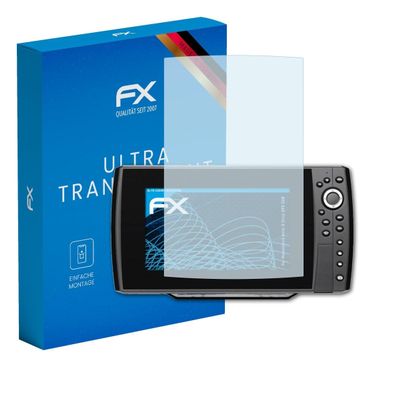 atFoliX Screen Protection Film compatible with Humminbird Helix 9 Chirp GPS G2N Screen Protector, ultra-clear FX Protective Film (3X)