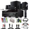 Yamaha Audio YHT-4950U 4K Ultra HD 5.1-Channel Home Theater System with 8" 50W RMS Powered Subwoofer Speakers, True Surround Sound, AV Receiver and Bluetooth Music Streaming Bundle with Accessories view 1