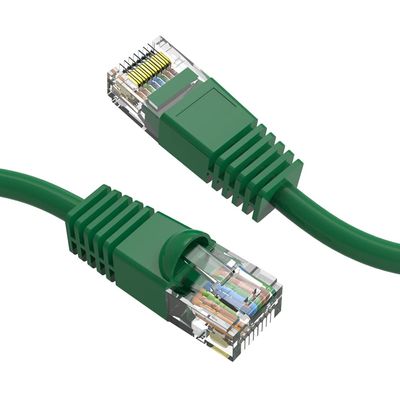 Futureonics Cat6 Ethernet Cable 5 Ft (5 Pack) Outdoor & Indoor 10Gbps UTP Cat6 Patch Cable High Speed Cat6 RJ45 LAN Network Cable, Internet Cable for Computer, Modem, Xbox & Gaming - Green
