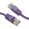 Futureonics Cat6 Ethernet Cable 14 Ft (5 Pack) Outdoor & Indoor 10Gbps UTP Cat6 Patch Cable High Speed Cat6 RJ45 LAN Network Cable, Internet Cable for Computer, Modem, Xbox & Gaming - Purple view 1