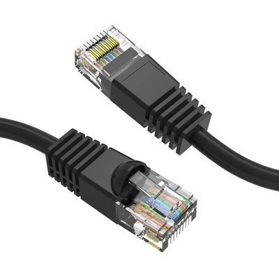 Futureonics Cat6 Ethernet Cable 5 Ft (5 Pack) Outdoor & Indoor 10Gbps UTP Cat6 Patch Cable High Speed Cat6 RJ45 LAN Network Cable, Internet Cable for Computer, Modem, Xbox & Gaming - Black