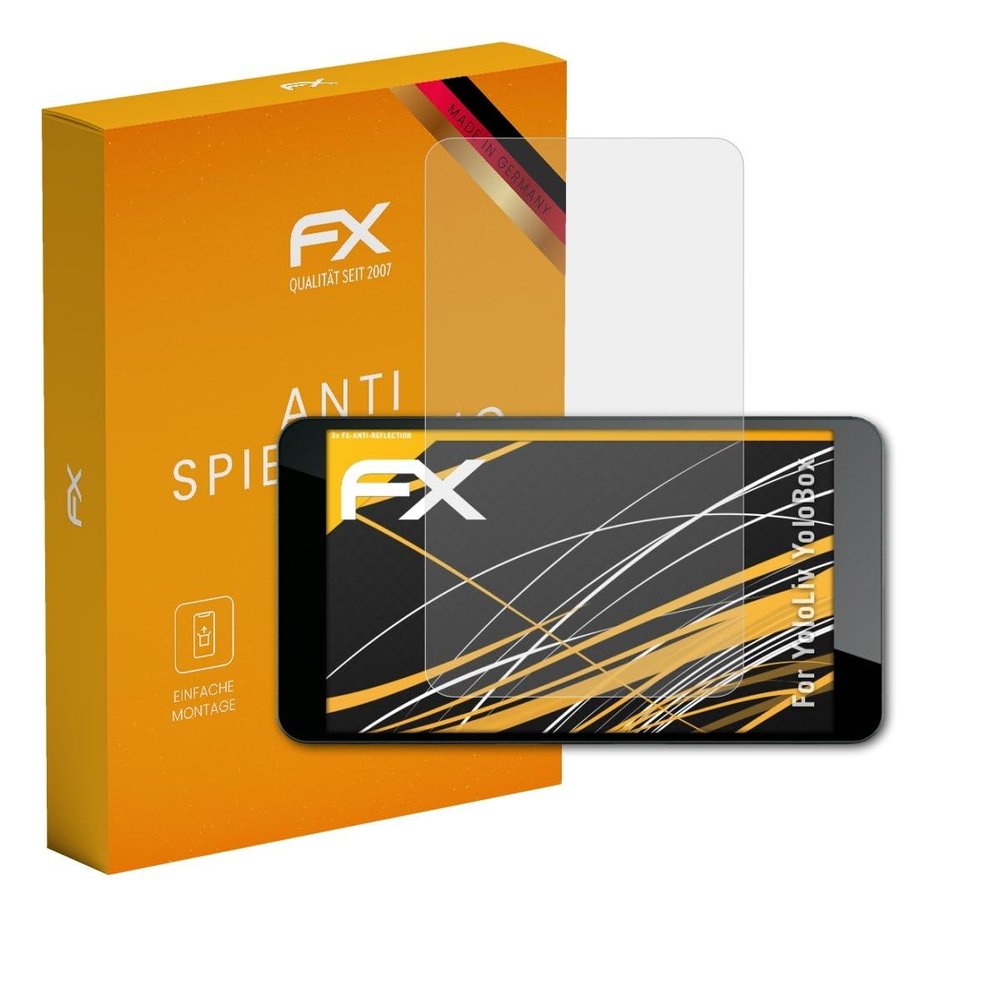 atFoliX Screen Protector compatible with YoloLiv YoloBox Screen Protection Film, anti-reflective and shock-absorbing FX Protector Film (3X)