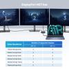 Cable Matters 4K@60Hz Triple Display USB C MST Hub (2X DisplayPort 1.4, 1x HDMI 2.0), with 100W Charging for Windows - Not Compatible with macOS view 3