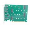 for PCI-E3.0 X16 Split to 4 NVME M.2 Solid State SSD Disk Array Card VROC Multi-Port Adapter Card view 2