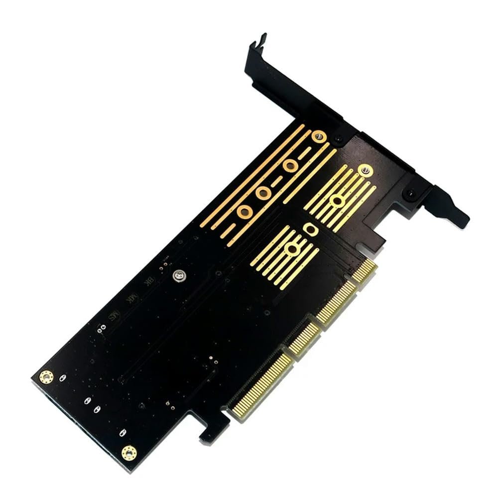 for 3-in-1 Msata M.2 Pcie Nvme Ssd to Pci-E 3.0 4X for M2 Nvme Sata Msata Solid State Drive Converter with Heat Sink